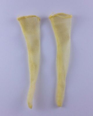 Vintage Barbie Yellow Stockings Pair
