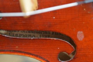 Antique Old Violin VERY FINE OLD VIOLIN 18th Century 1737.  Sound Wonder. 5