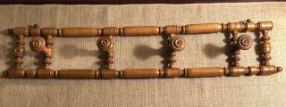 Antique French Country,  Faux Bamboo Hat / Coat Rack - Farmhouse,  Cottage