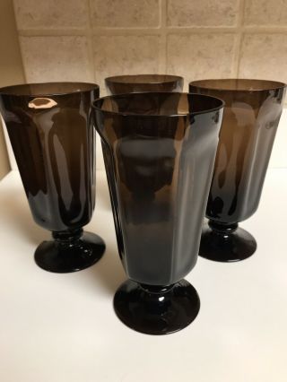 Lenox Antique Brown Iced Tea Glasses
