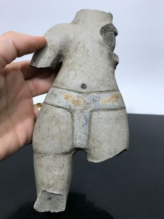 Ancient Pre - Columbian ? Art Pottery Fertility Doll Artifact Sculpture Figure