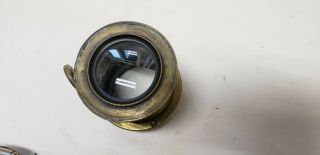 Antique brass barrel lens for portrait camera 2
