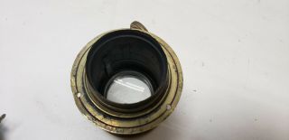 Antique brass barrel lens for portrait camera 3