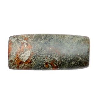 Rare_pre Columbian Large Jade Bead_39.  2 X 20.  4 X 12.  9mm_21.  1 Grams