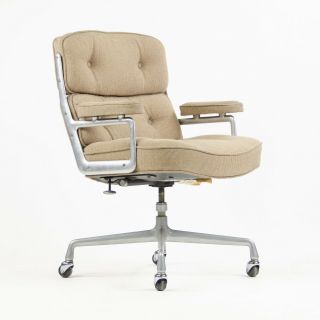 1979 Vintage Fabric Eames Herman Miller Time Life Aluminum Group Desk Chair