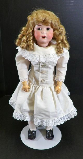Antique Simon & Halbig German Little Girl Bisque Head Doll Jutta 1914 8 1/2 Cute