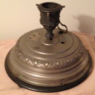 Vintage Antique German Musical Metal Christmas Tree Stand For Small Tree - To Re