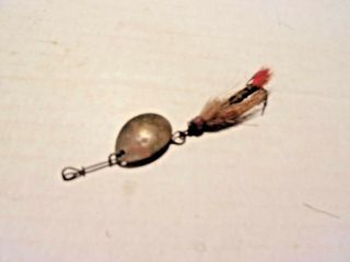 Old Lure Vintage Small Fly Rod Size 3 1/2 Hilldbrant Spinner Rare.