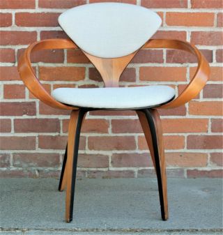 Set of 6 Norman Cherner Molded Plywood Dining Chairs by Plycraft,  1950s 3