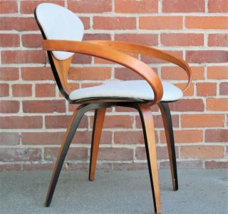 Set of 6 Norman Cherner Molded Plywood Dining Chairs by Plycraft,  1950s 5