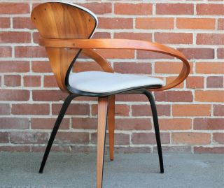 Set of 6 Norman Cherner Molded Plywood Dining Chairs by Plycraft,  1950s 7
