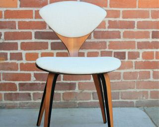 Set of 6 Norman Cherner Molded Plywood Dining Chairs by Plycraft,  1950s 8