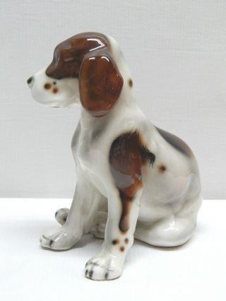 Lovely Antique Wien Keramos Austria Porcelain Spaniel Dog Figurine 3