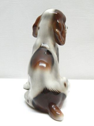 Lovely Antique Wien Keramos Austria Porcelain Spaniel Dog Figurine 4