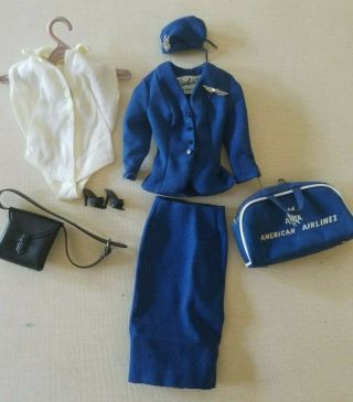 Vintage Barbie Complete American Airlines Stewardess Outfit