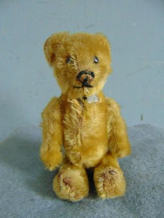 Vintage / Antique 5 Inch Gold Mohair Schuco Teddy Bear