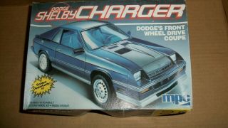 Mpc Dodge Shelby Charger 1/25 Scale Model Kit Open Box Mopar