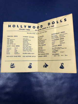 4.  5” Vintage Hollywood Doll Hard Plastic “Bunny Rabbit” All MIB W/Box 4