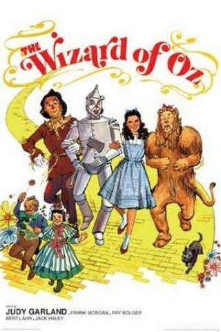 The Wizard Of Oz Movie Poster - Happy Bunch - 24x36
