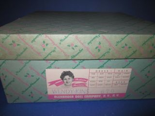 60s Vintage Madame Alexander Empty Box With Neck Liner $44