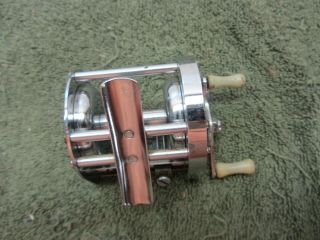 Vintage Conneticut Reel Co.  Twin Lakes Level Winding Casting Fishing Reel USA 2