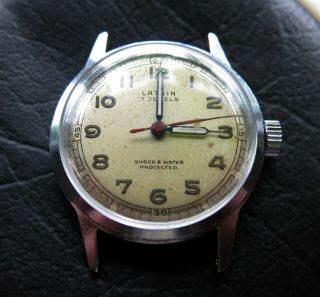 Vintage Swiss Made Lathin 17 Jewels Watch Spares