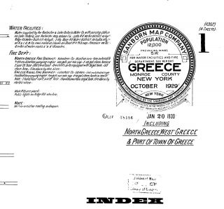 Greece,  York Sanborn Map©sheets A Package Just For Dogmaddy