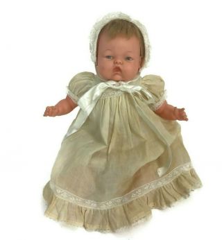 Vintage Ideal 1960s Thumbelina Snoozie Doll 14 " Ytt 14 E Knob Dressed