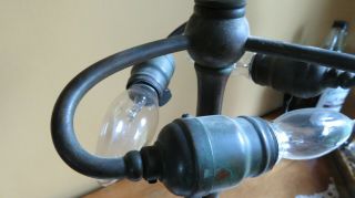 Tiffany Studios Lamp 1900s Acorn Favrile Glass & Bronze 9