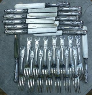 (28) French.  950,  Forks & Knives,  Puiforcat,  Boin - Taburet,  Odiot,