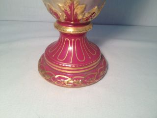 Antique Royal Bonn Porcelain Maiden Handled Vase 5
