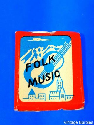 American Character Tressy Doll Hootenanny Folk Music Book Htf Vintage 1960 