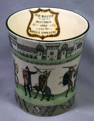 Battle Of Hastings Bayeux Tapestry Royal Doulton Seriesware Antique China Glass