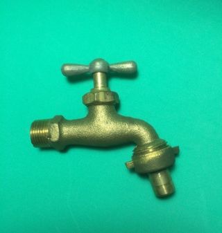 Old Brass Retro Tap Faucet Antique Vintage 1/2 Inch Elegent Fram Garden Garage