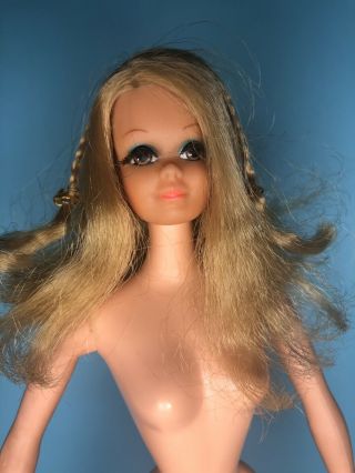 Vintage Live Action Pj - Barbie Friend - 1971 - Nude Mod Era Doll