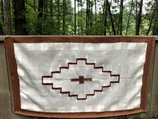 Early Antique Vintage Navajo Rug Blanket Large 72” X 44”