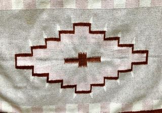 Early Antique Vintage Navajo Rug Blanket Large 72” X 44” 2