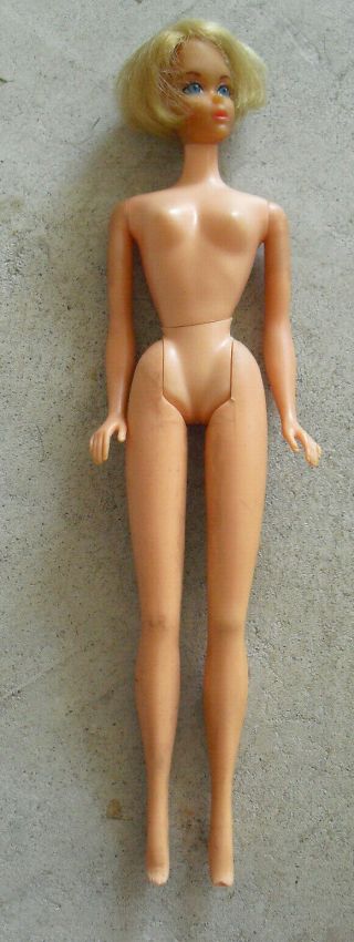 Vintage 1966 Mattel Japan 4 Blonde Hair Friend Doll 11 1/2 " Tall