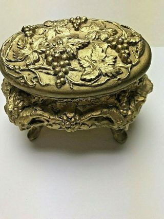 Antique Designer Casket Jewelry Box By Kronheim Oldenbusch - Just