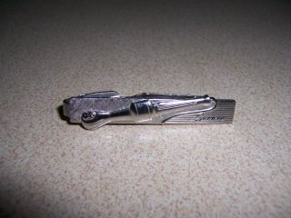 Vintage Snap - On Tools Air Ratchet Tie Clasp / Clip