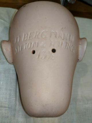 Antique Simon & Halbig CM Bergmann Bisque Head Doll 1888 - 1931 Germany 7