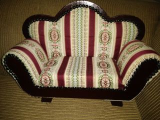 Victorian Sofa Salesman Sample W/ Detail - Great Frame - For Restoration