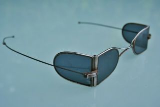 Antique Early 19.  C Sunglasses With Protective Side Lenses