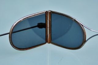 Antique Early 19.  c Sunglasses With Protective Side Lenses 5