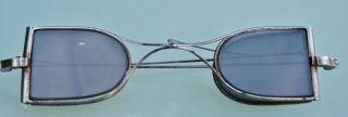 Antique Early 19.  c Sunglasses With Protective Side Lenses 8