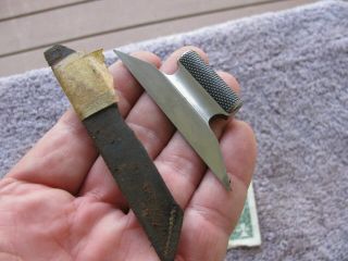Old Antique 3 " Knife Straight Edge Toolmaker Tools