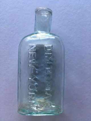 Antique Dr.  Tobias York Venetian Liniment Open Pontil Bottle 1840’s