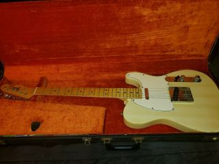 Vintage 1966 Fender Blonde Telecaster And Case