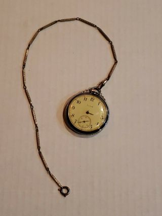 Vintage Elgin Pocket Watch (i.  W.  C.  Co.  Case) For Repair/parts