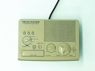 Sony Dream Machine Rare Vtg Wood Grain Alarm Clock Radio Am/fm And